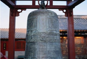 銅鐘雕塑-鎮(zhèn)宅辟邪銅鐘寺廟敲鐘純銅仿古鐘擺件