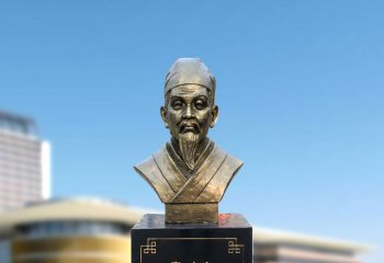 李時珍胸像雕塑-歷史名人中國古代著名醫學家頭像