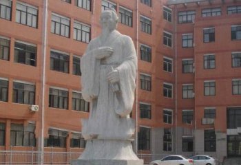 孟子雕塑-大學(xué)校園擺放大理石古代儒家學(xué)派代表人物孟子石雕