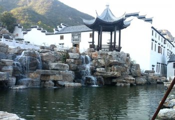 假山雕塑-江南景點(diǎn)水池水景奇石假山