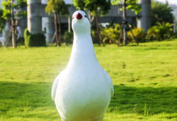 鴿子雕塑-玻璃鋼花園擺件仿真鴿子樹脂雕塑庭院裝飾房頂小件戶外陽臺布置擺設(shè)屋頂