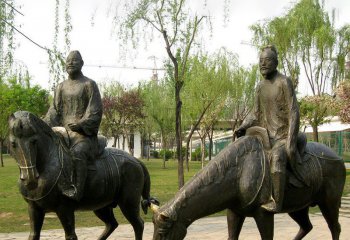 騎馬雕塑-公園戶(hù)外銅雕騎馬雕塑