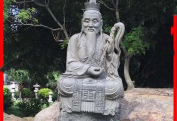 道教神像元始天尊石雕-元始天尊神像石雕