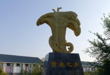 公園稻米銅雕-銅雕稻米公園企業(yè)景觀(guān)雕塑