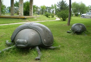 銅雕七星瓢蟲(chóng)公園動(dòng)物雕塑-七星瓢蟲(chóng)銅雕公園小區(qū)動(dòng)物雕塑