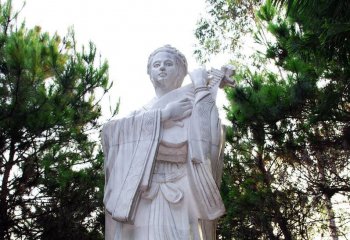 古代名人王昭君石雕-景區公園石雕王昭君