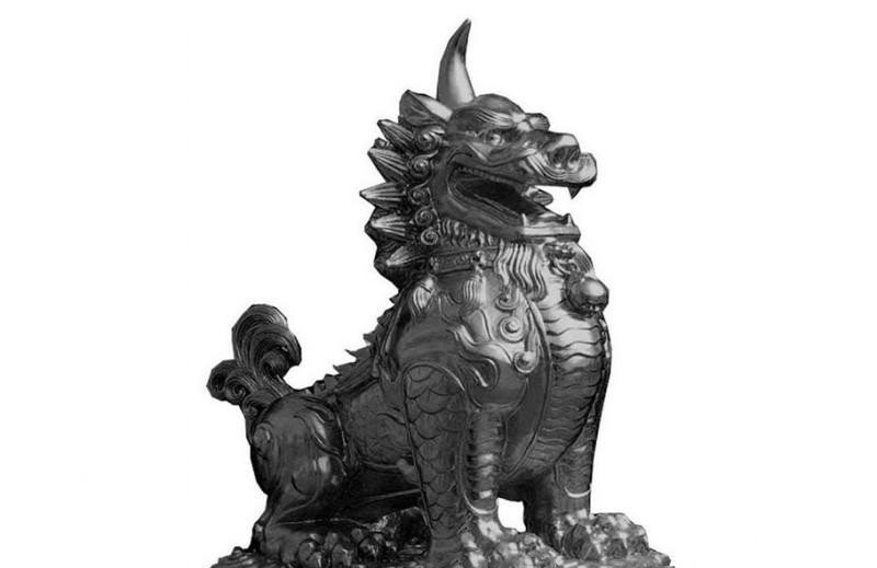 法院門(mén)口獨(dú)角獸獬豸銅雕-法院門(mén)口獬豸銅雕高清圖片