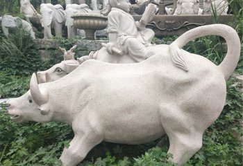 石雕牛雕刻-石雕牛-公園動(dòng)物牛石雕