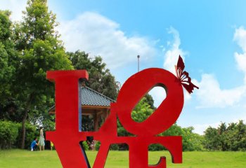 不銹鋼love景觀雕塑-不銹鋼love景觀雕塑，不銹鋼景觀love雕塑