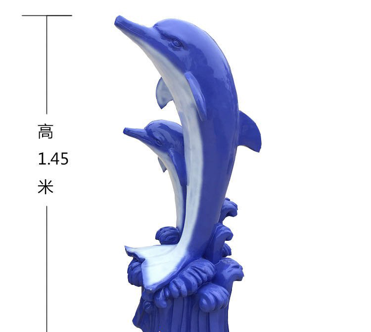 玻璃鋼海豚雕塑-玻璃鋼海豚雕塑，玻璃鋼海豚造型雕塑  高清圖片