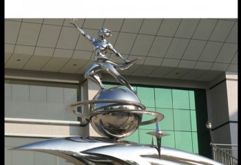 不銹鋼校園啟明星學生雕塑-不銹鋼校園啟明星雕塑 校園啟明星學生雕塑