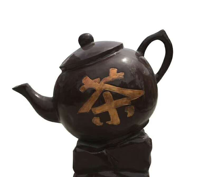 玻璃鋼仿真茶壺雕塑-玻璃鋼茶壺雕塑 仿真茶壺雕塑高清圖片